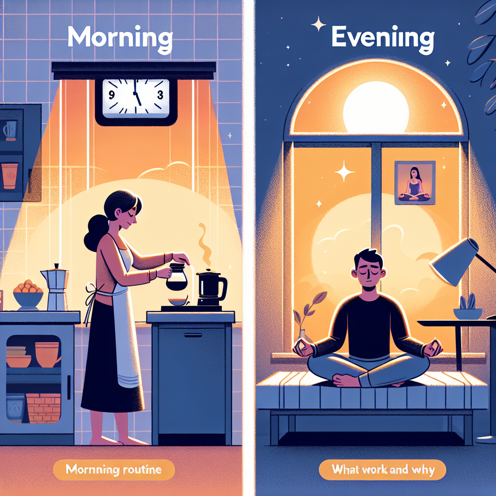 Read more about the article – Morning vs. Evening Routines: What Works and Why