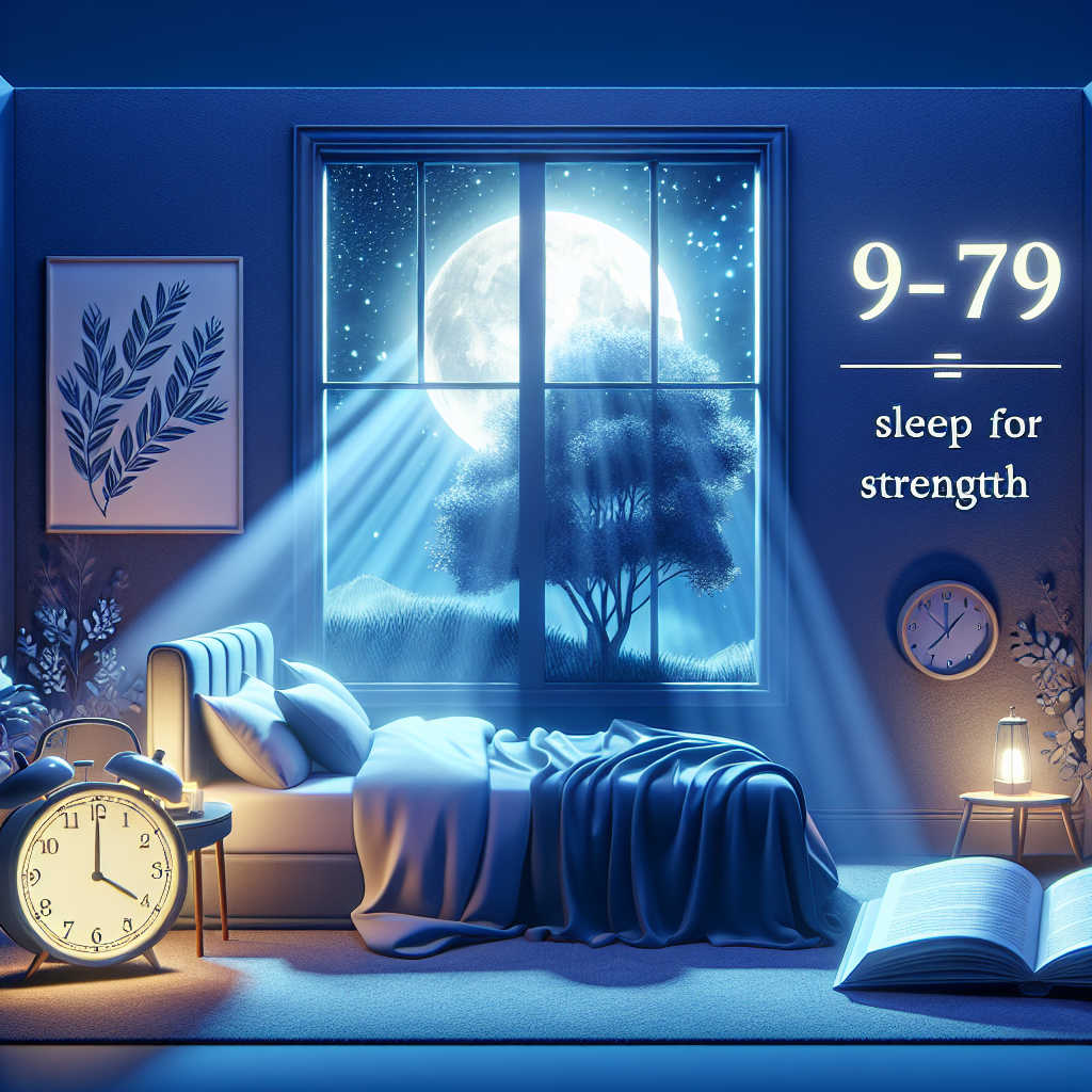 You are currently viewing – Sleep Your Way Stronger: A Guide to 7–9 Hours That Stick