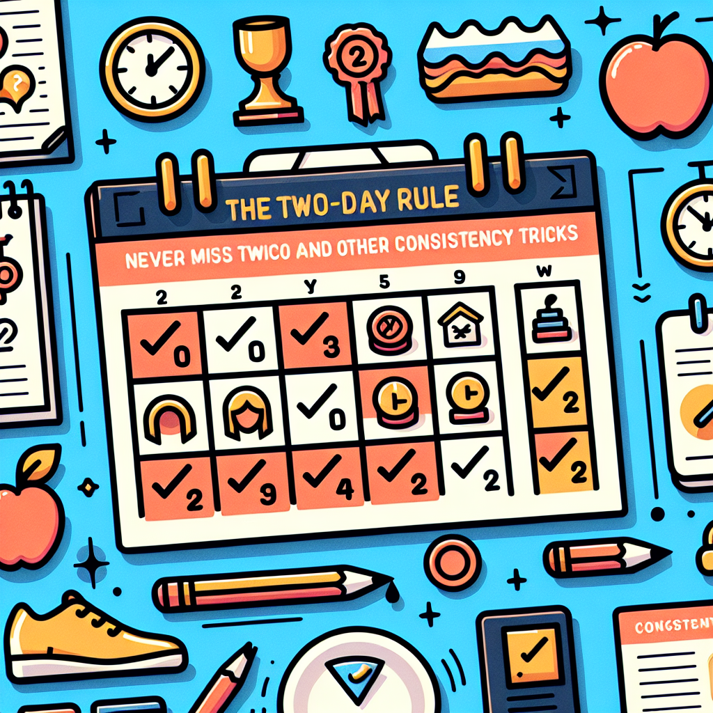 Read more about the article – The Two-Day Rule: Never Miss Twice and Other Consistency Tricks