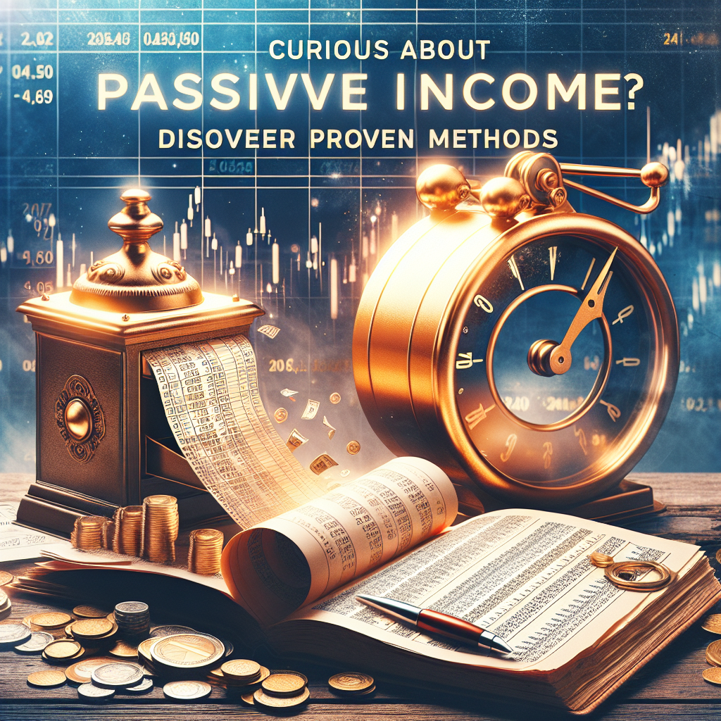 Read more about the article Curious About Passive Income? Discover Proven Methods