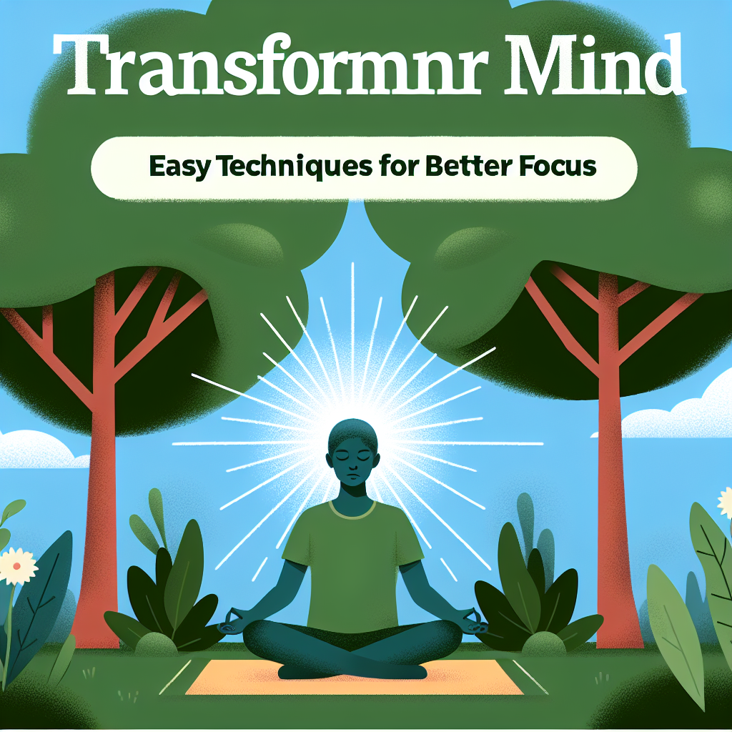 Read more about the article Transform Your Mind: Easy Techniques for Better Focus