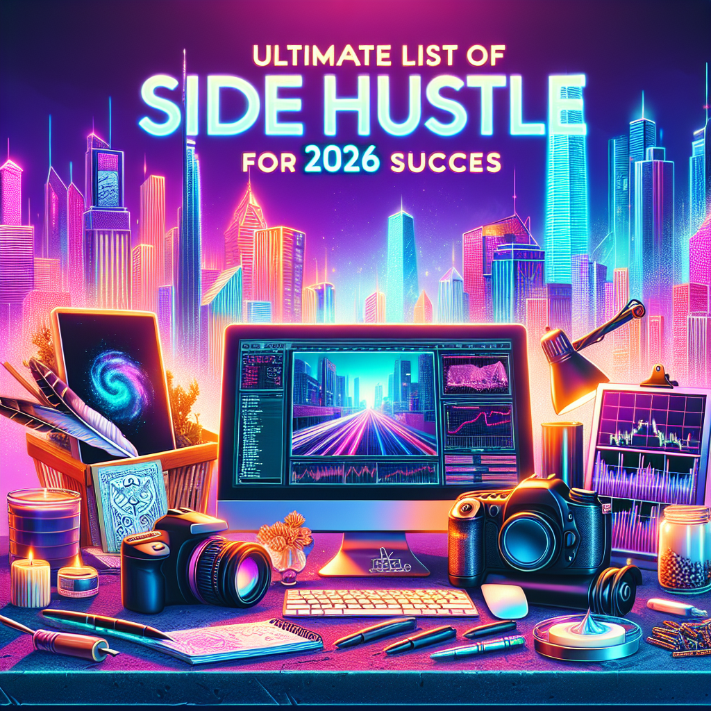 Read more about the article Ultimate List of Side Hustles for 2026 Success